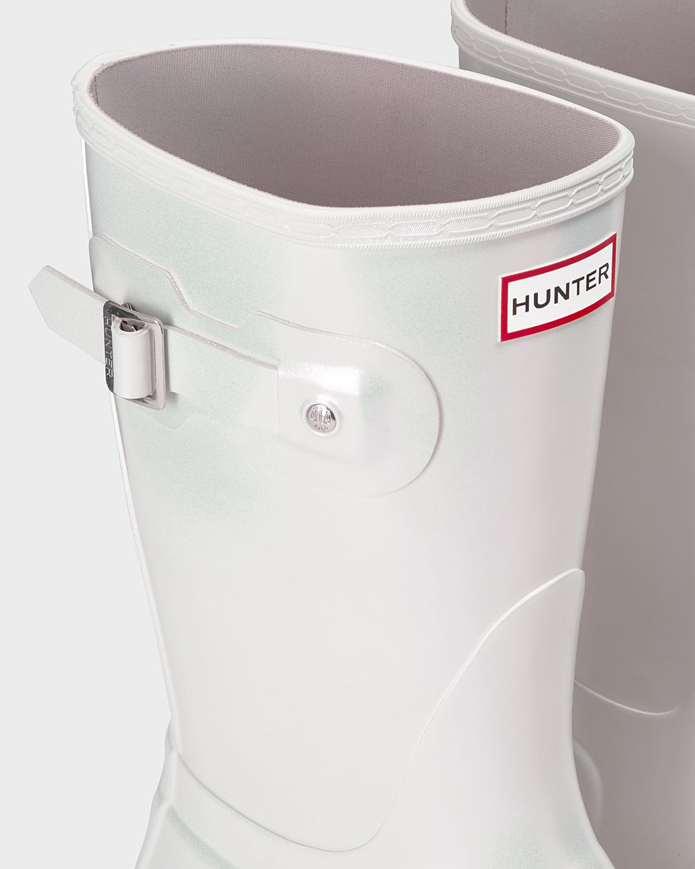 Women Hunter Original Nebula | Short Rain Boots Silver | NZ-58307-RAVI